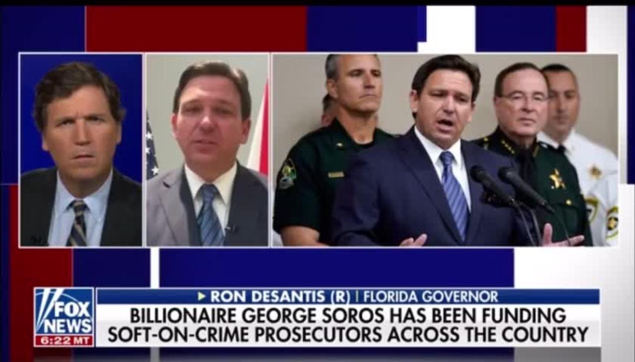 DeSantis tells Tucker why he suspended Soros-backed Andrew Warren!!