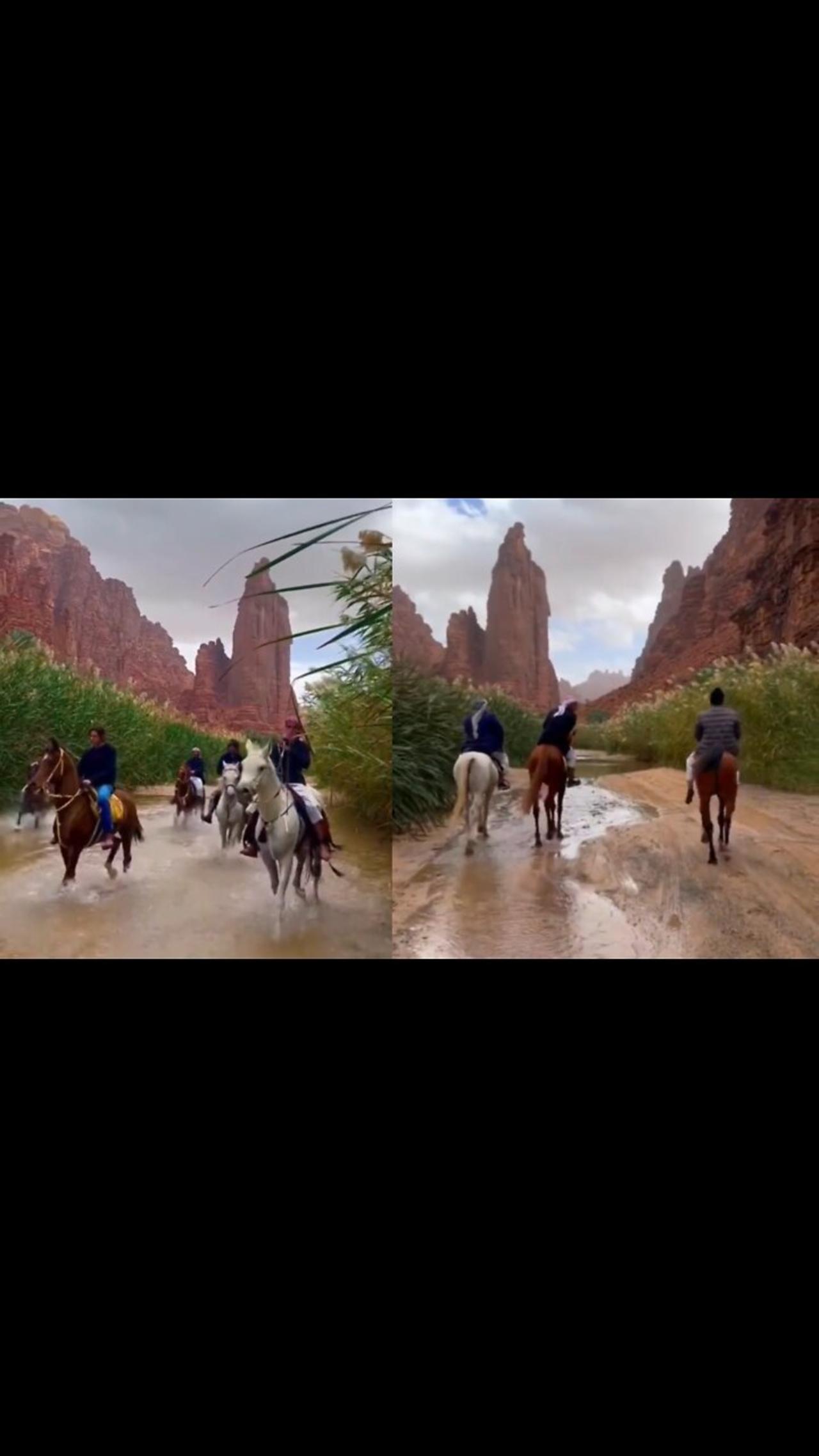 A picturesque ride through Wadi Al Disah (Disah valley), northern Saudi Arabia