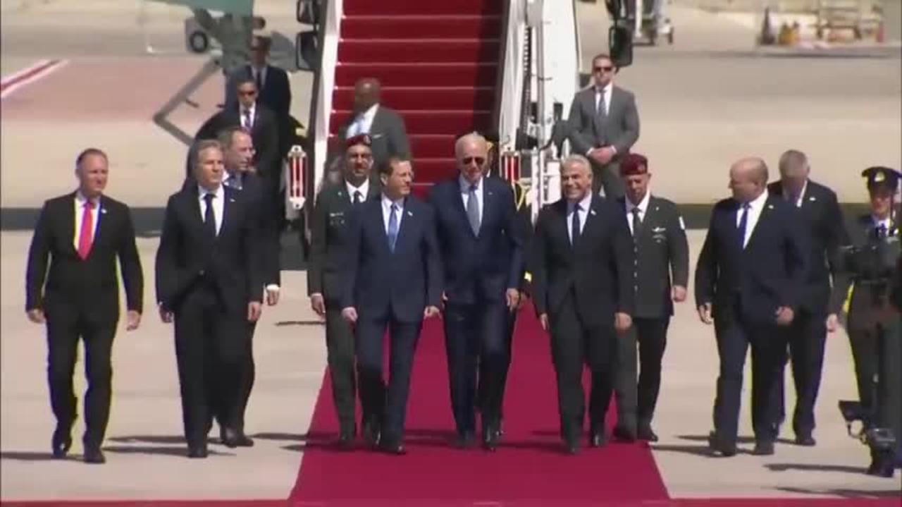 Biden's Handshakes in Israel Causing Issues