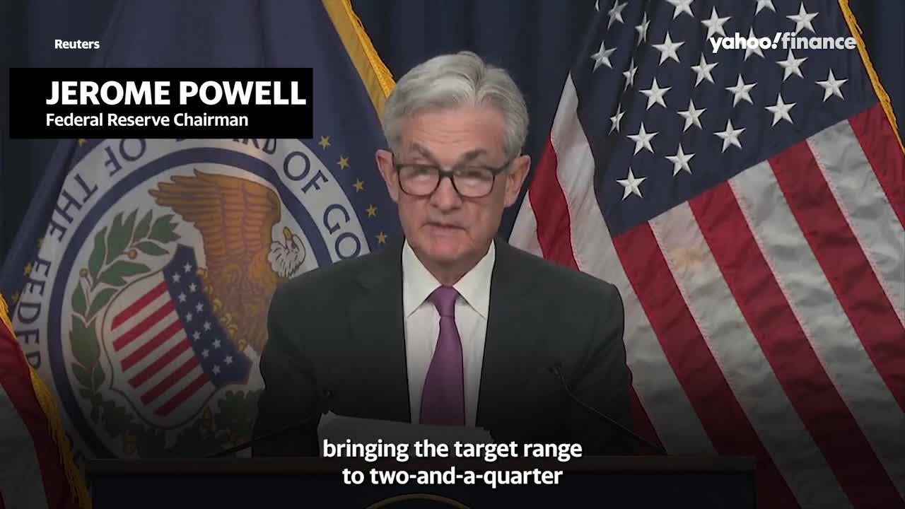 Federal Reserve Chair Jerome Powell on interest rate hike