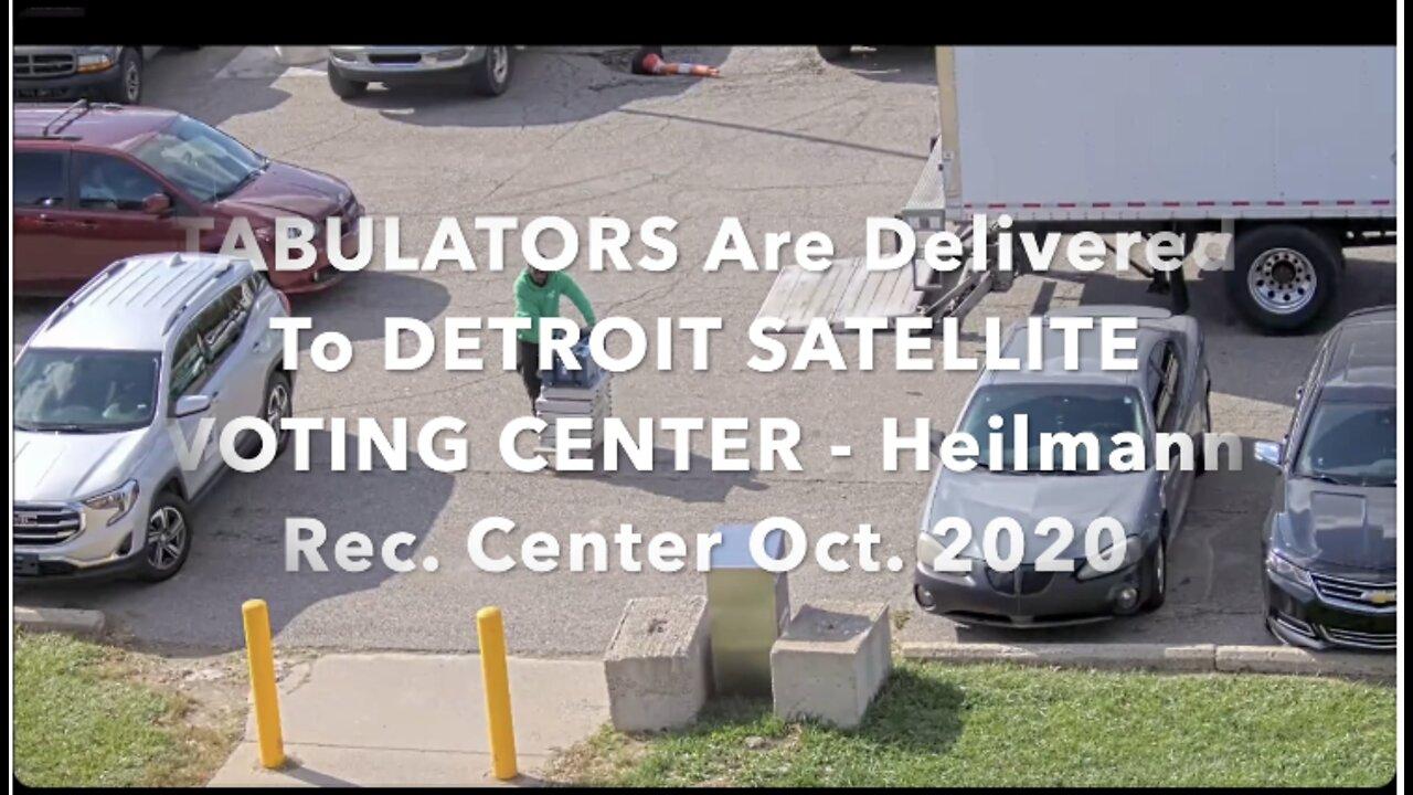 Why Are Tabulators Being Delivered To Detroit Satellite Vote Center If They "don't tabulate" Votes?