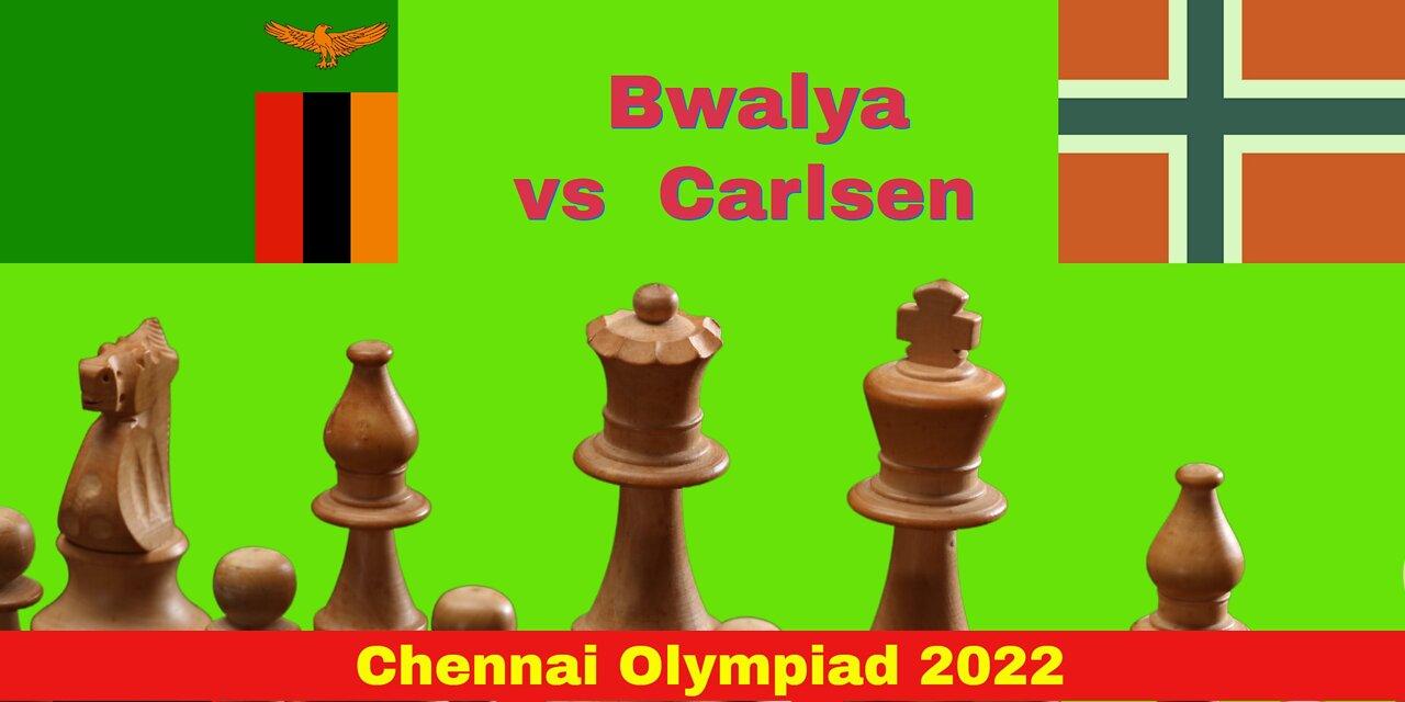 Brilliant Nimzo Indian Defence By Carlsen | Gillan Bwalya vs Magnus Carlsen: 44th Olympiad 2022