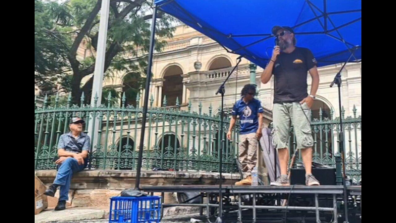 My speech outside Queensland Parliament, 16th March 2022