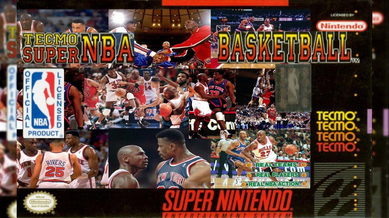 Tecmo Super NBA Basketball - Dallas Mavericks @ NY Knicks (Mar-03-92)