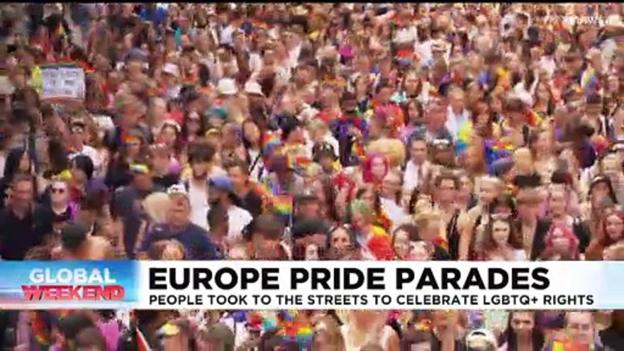 Pride festivals return to cities across Europe after pandemic restrictions