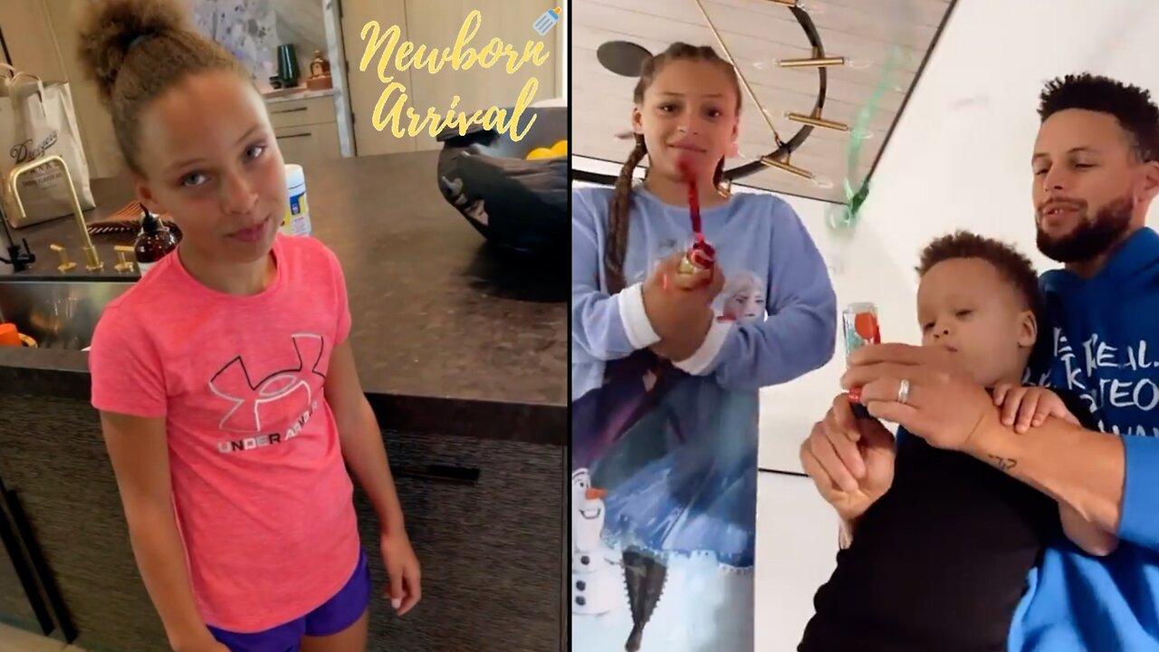 Steph Curry Surprises Daughter Riley With Unreleased Curry Sneakers For Her 10th B-Day! 👟