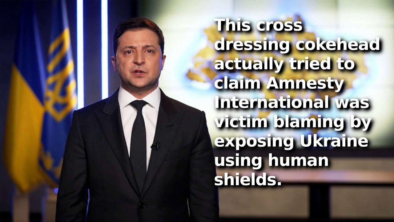 Zelensky Does Not Deny Military Using Civilians as Human Shields After Amnesty International Report