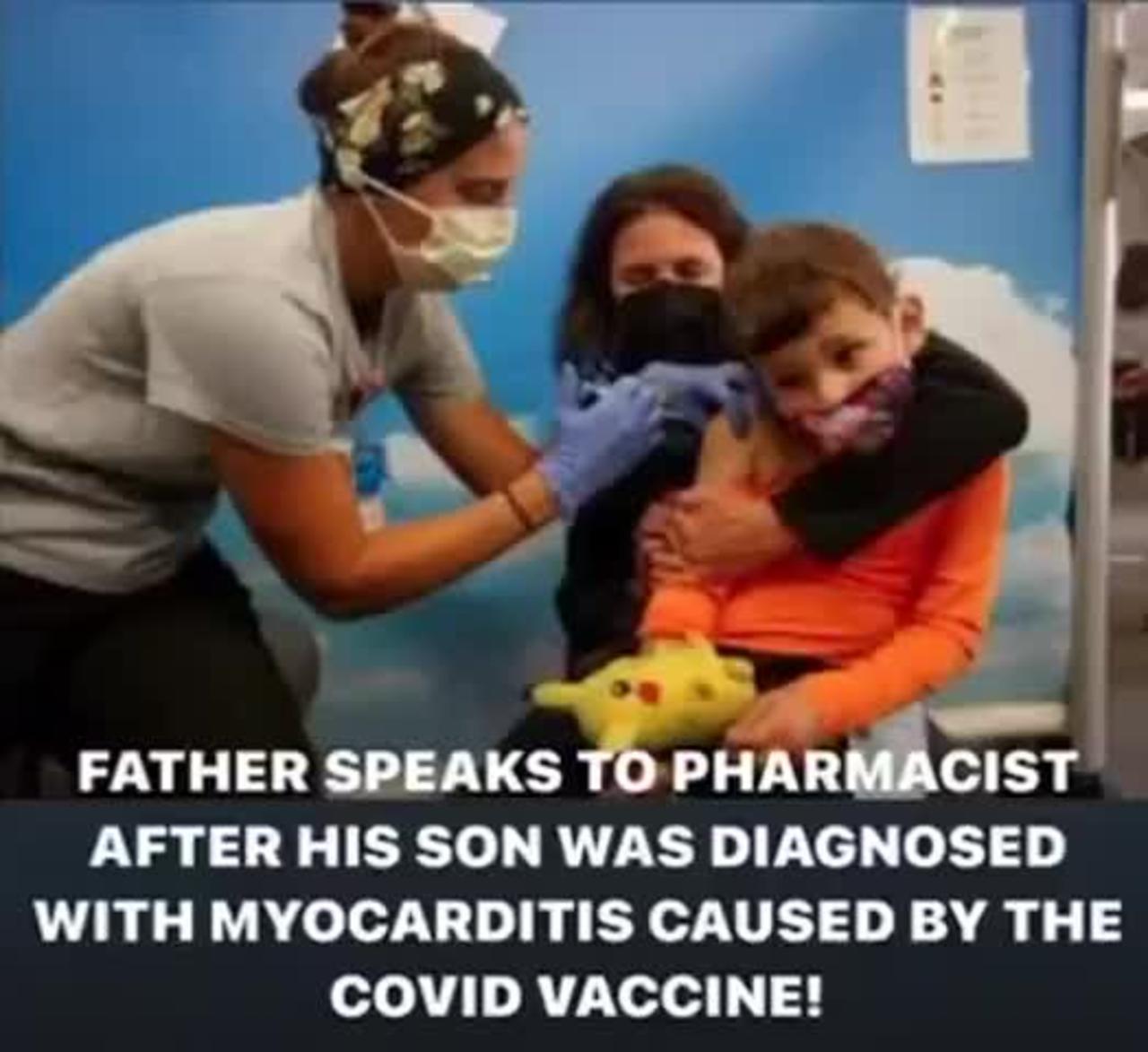 👀 Father verbally rips into murdering pharmacist after his son gets myocarditis from the covid jab!