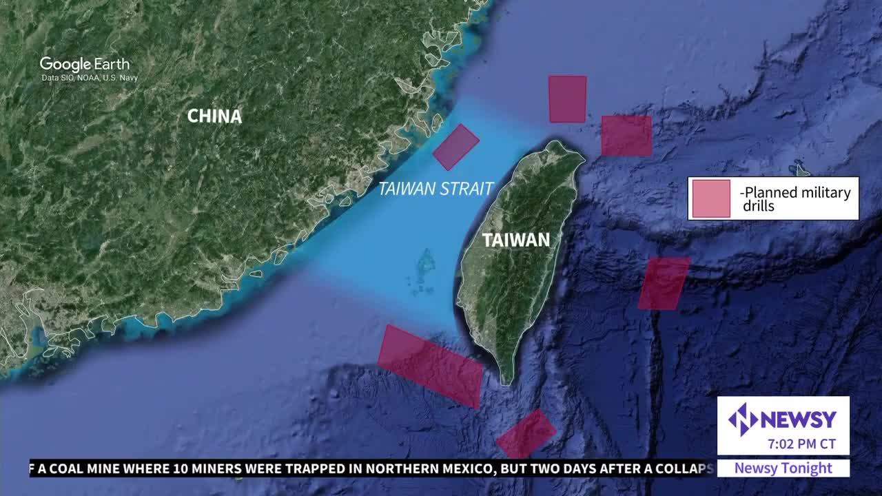 Chinese Drills Increase Tensions With Taiwan