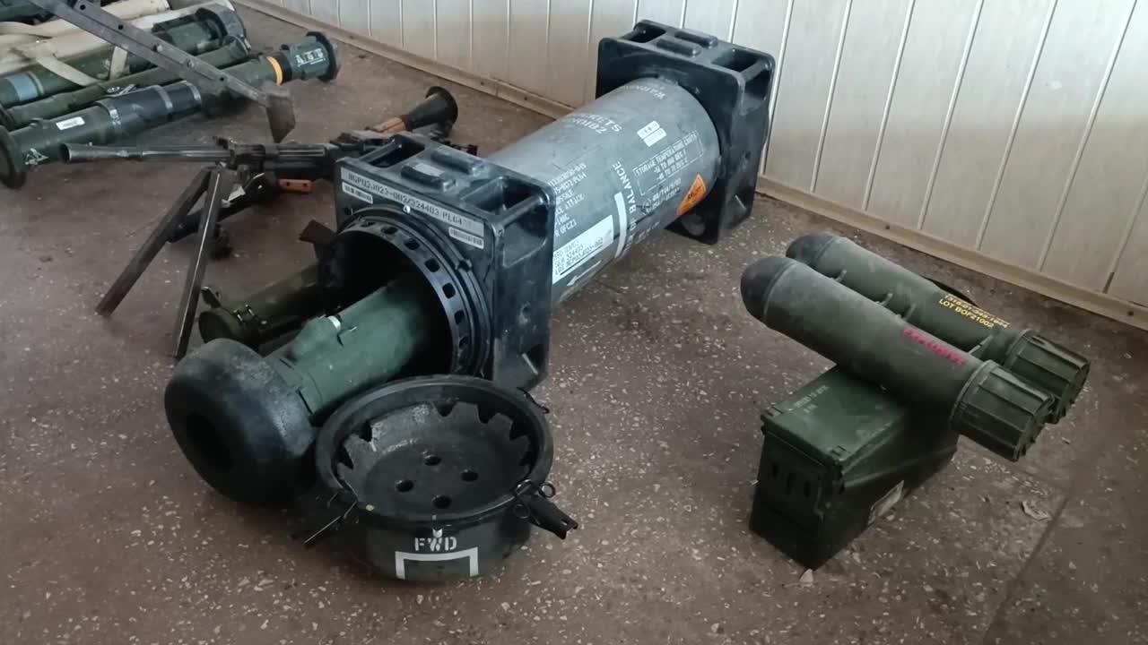 Weapons seized by Russia from positions of Ukrainian regime armed formations in Izyum direction