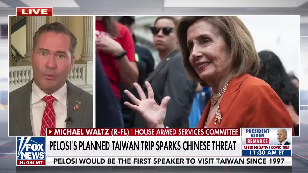 Rep. Waltz: We don't let China dictate where our elected officials go