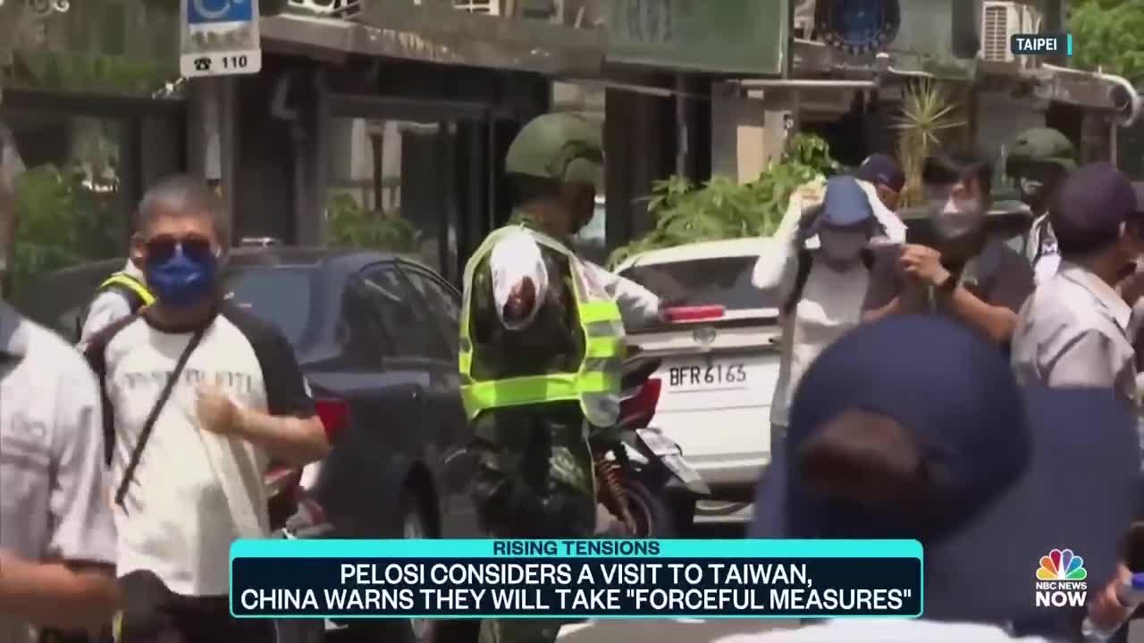 Pelosi Considers Visit To Taiwan, China Warns They Will Take 'Forceful Measures'