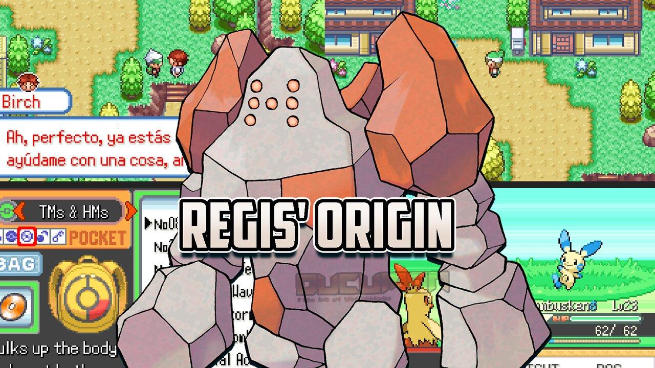 Pokemon Regis' Origin - New Spanish GBA Hack ROM has Ultraflight, Mining, Remastered Graphics 2022