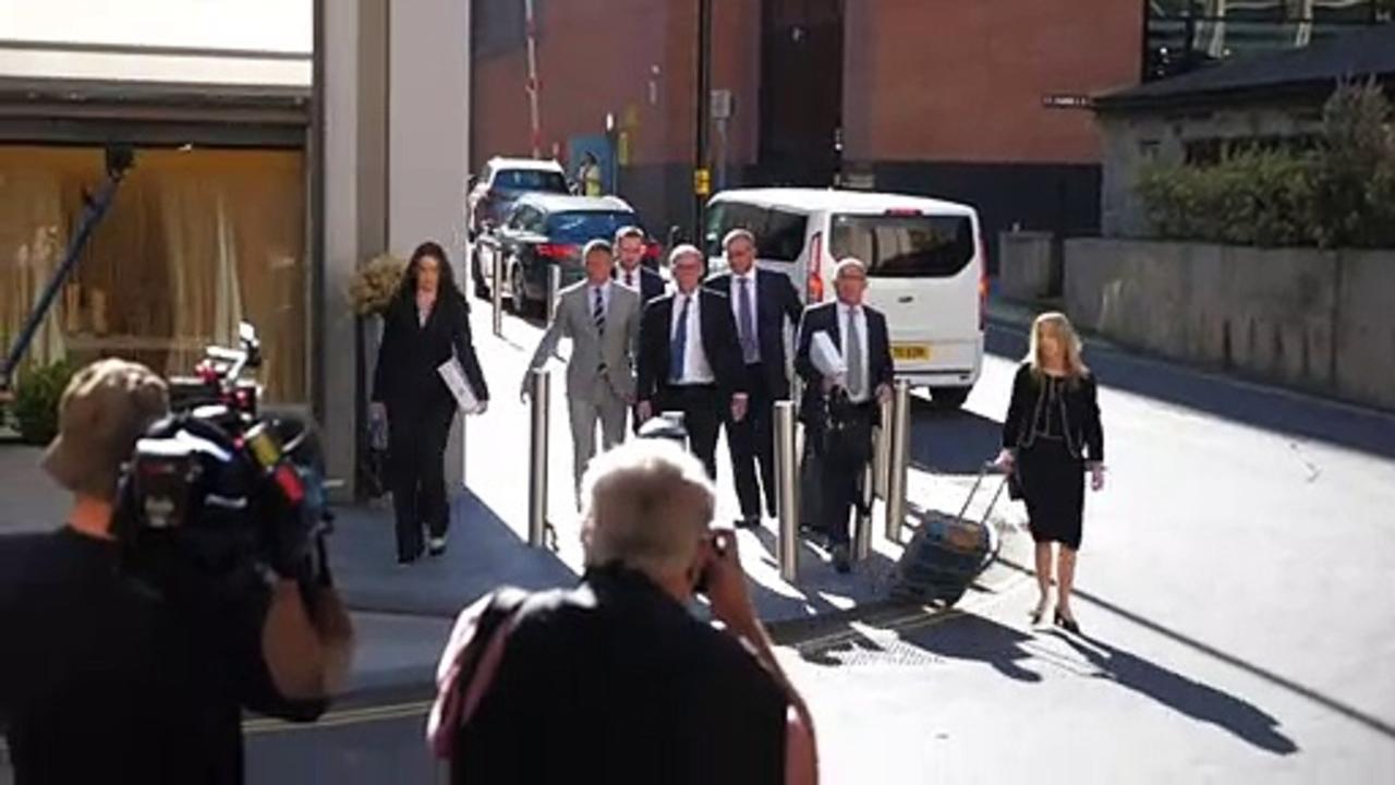 Ryan Giggs arrives for day two of domestic assault trial