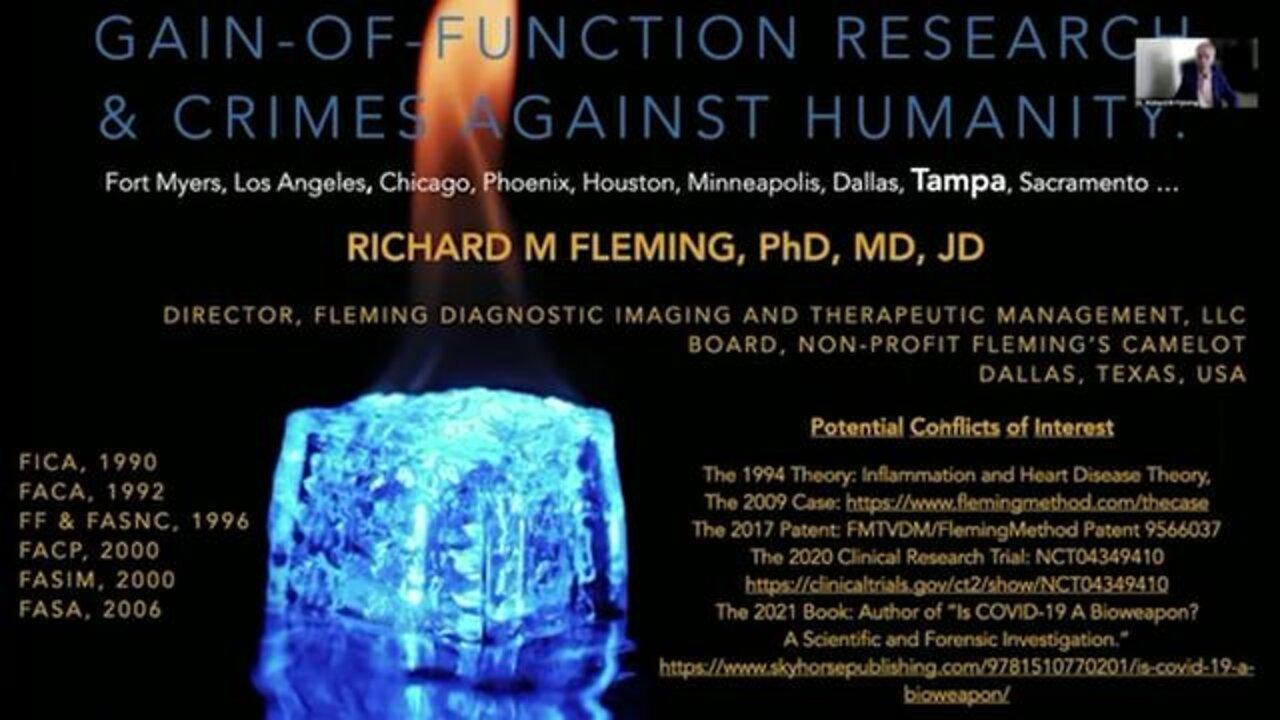 Dr. Richard Fleming COVID-19 Crimes Against Humanity Presentation