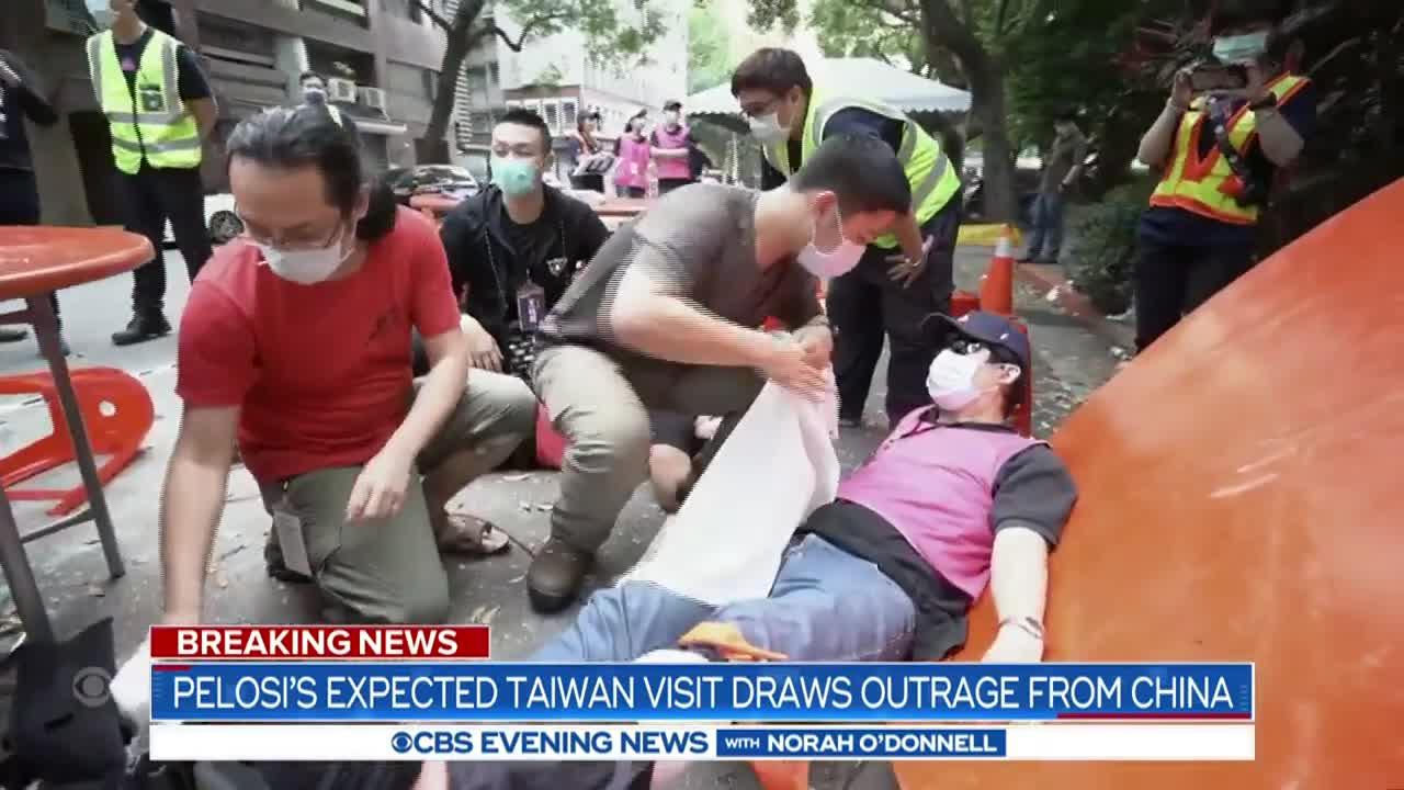 Pelosi's expected Taiwan visit draws outrage from China