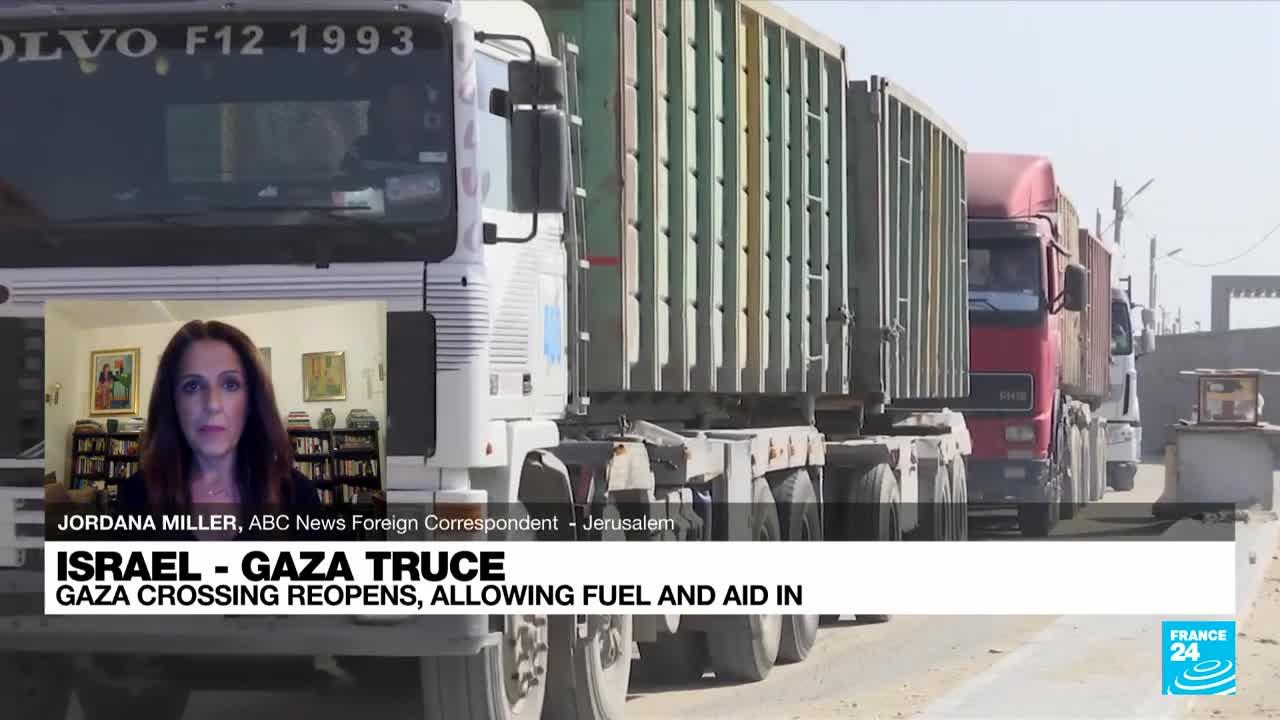 Gaza power plant restarts, Israel reopens border crossings as truce holds