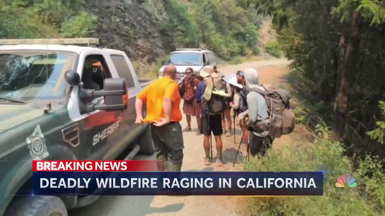 McKinney Wildfire Blazing Through California And Towards Oregon