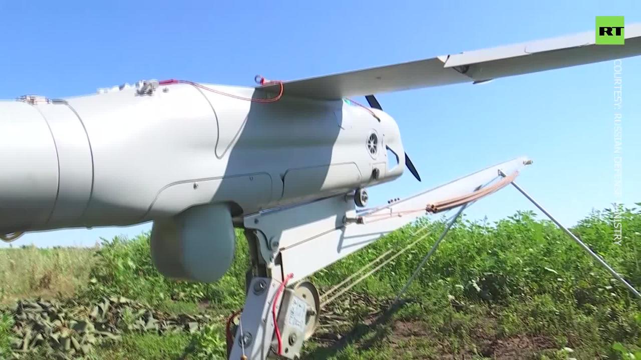 Russian Orlan-10 drone deployed for reconnaissance mission