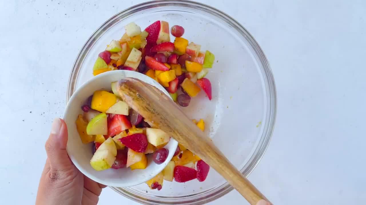 Fruit Chaat (Fruit Salad with Chaat Masala)