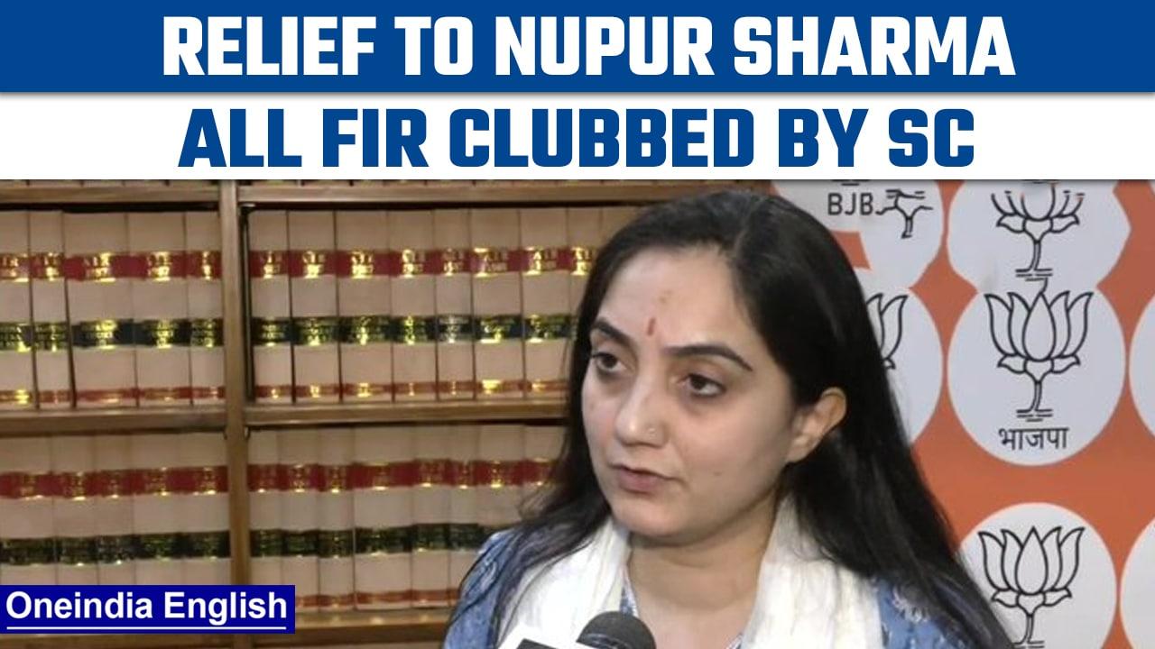 Nupur Sharma granted relief by SC, court clubs all FIR against her in Delhi | Oneindia News *News