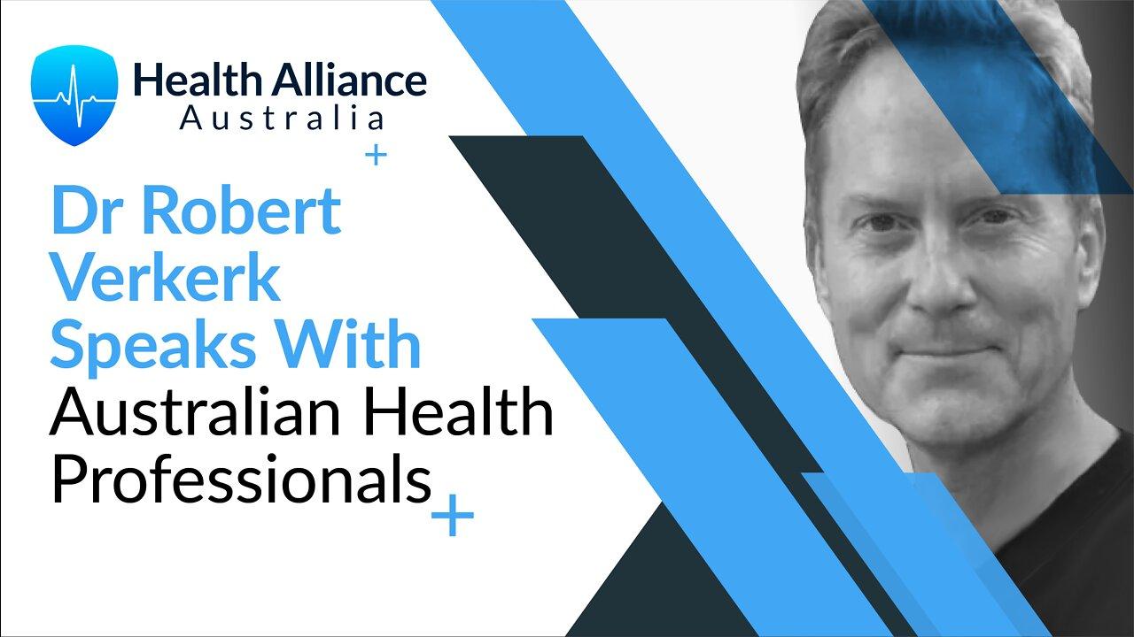 Dr Robert Verkerk Speaks With Australian Health Professionals
