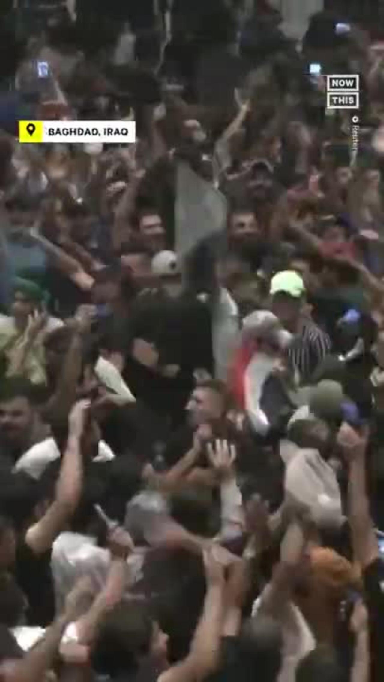 Hundreds of Protesters Storm Iraqi Parliament