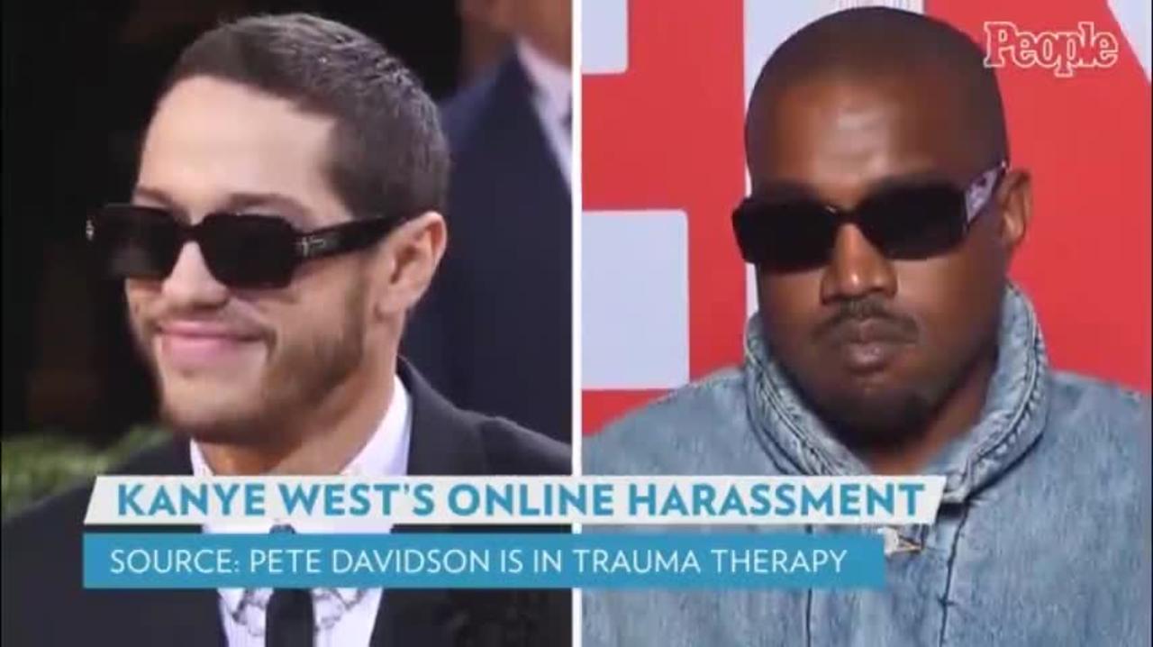 Pete Davidson Has Been in Trauma Therapy Due to Kanye West's Online Harassment-1