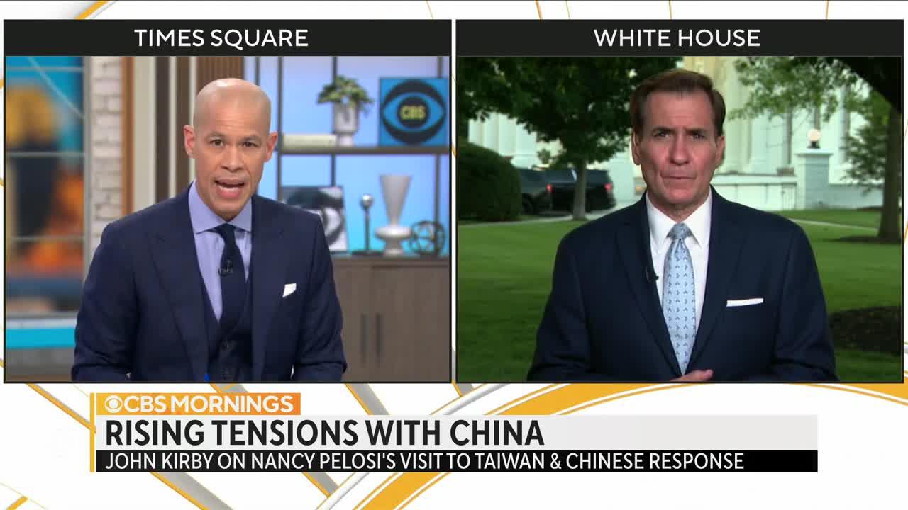 John Kirby discusses Speaker Nancy Pelosi's visit to Taiwan