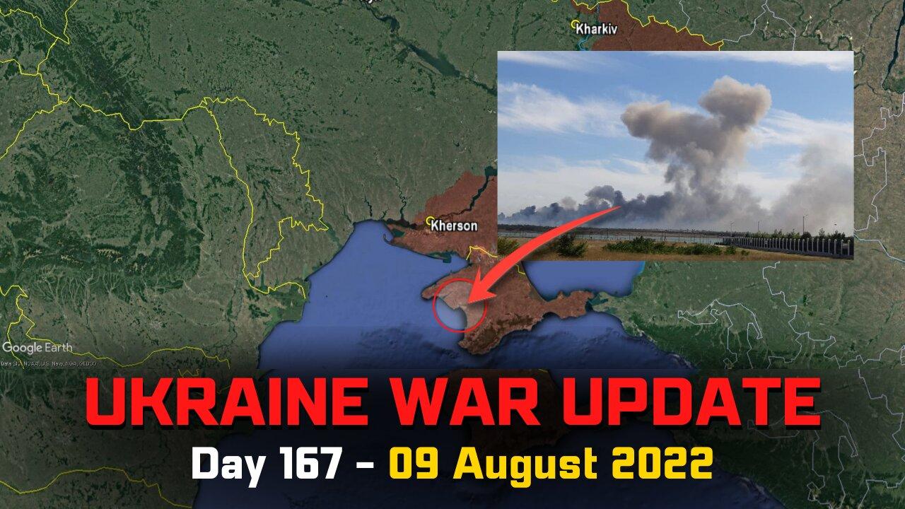 Ukraine War [09 August] - Massive explosions at Russian airbase in Novofedorivka (Crimea)