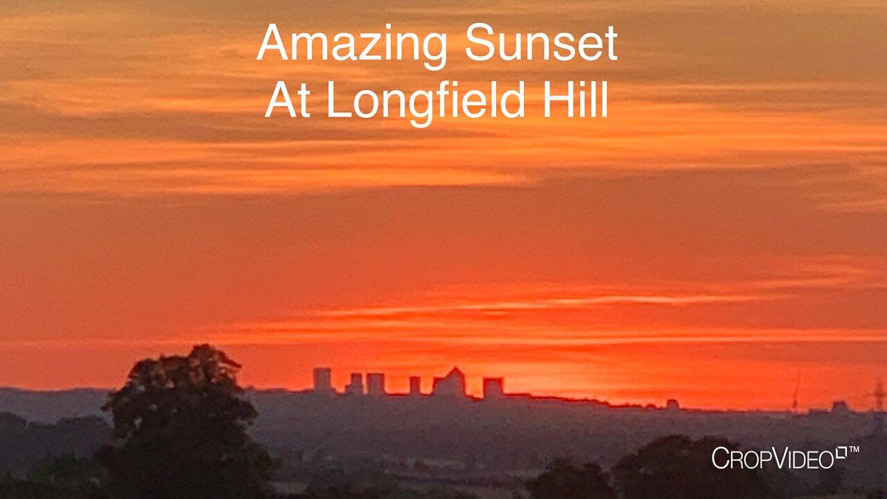 Amazing Sunset at Longfield Hill, Kent - Sun 07/Aug/22