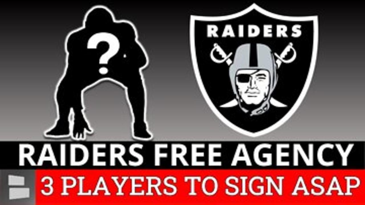 Raiders Insider Believes Las Vegas NEEDS To Sign These 3 NFL Free Agents ASAP