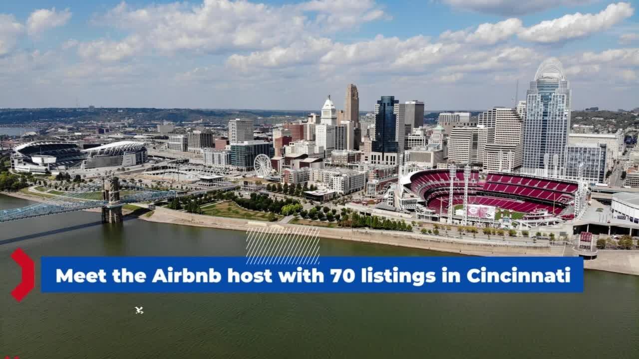 Meet the Airbnb host with 70 listings in Cincinnati