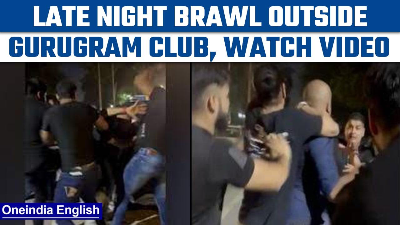 Gurugram: Late night brawl outside night club, man beaten up by bouncers | Oneindia news *News
