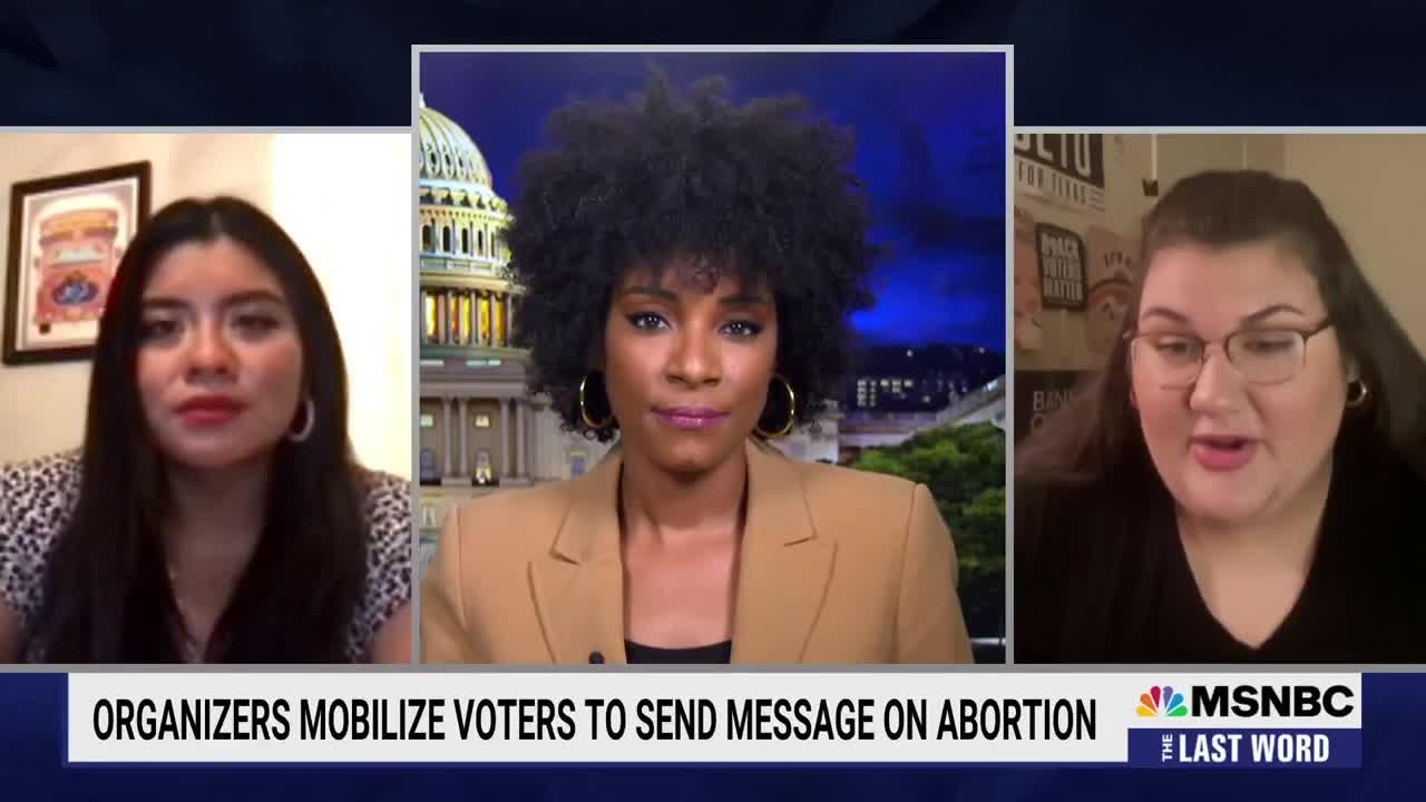 "Organizers Mobilize Voters To Send Message On Abortion Rights "