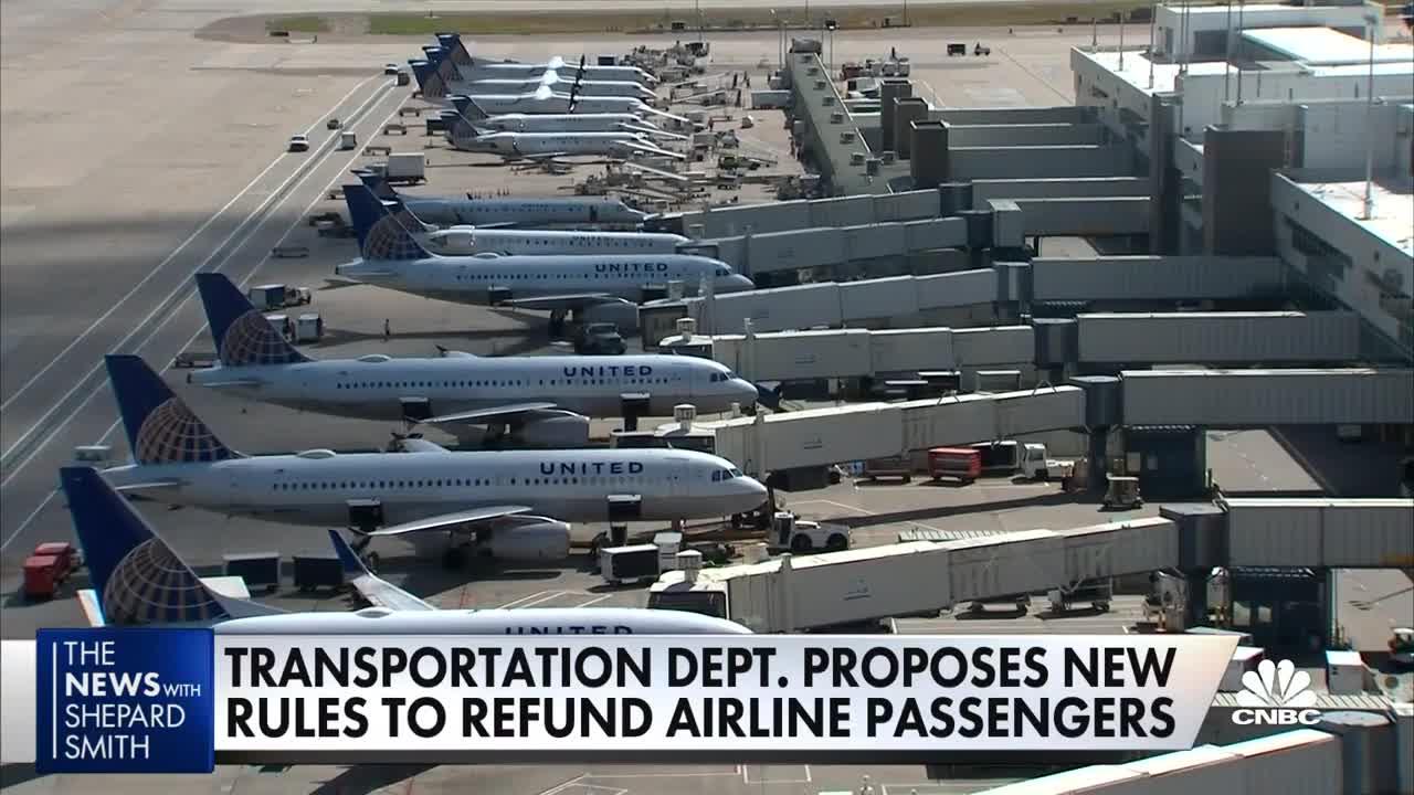 "DOT plans specific rules about airline refunds "