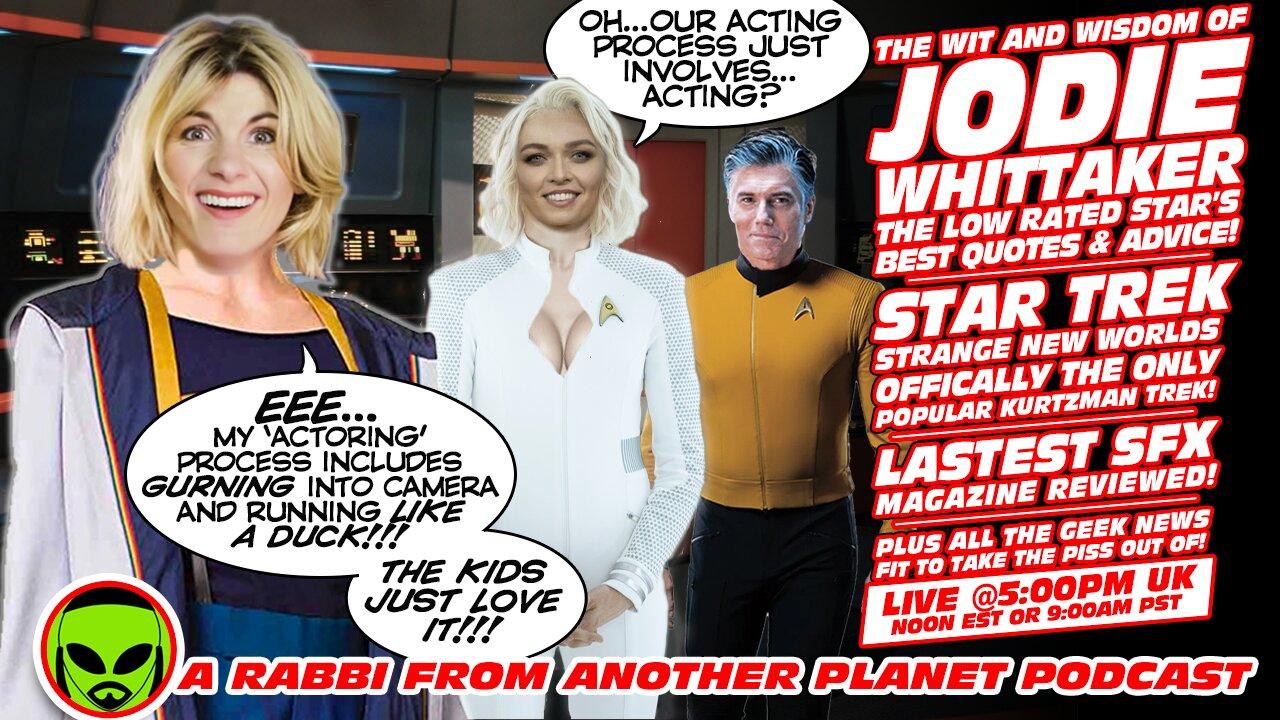 LIVE@5 - Doctor Who's Jodie Whittaker...Star Trek!!!