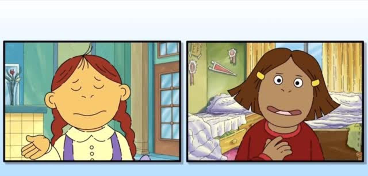 No More TV for Children: D.W. Tells Francine Why She Should Wear a Mask