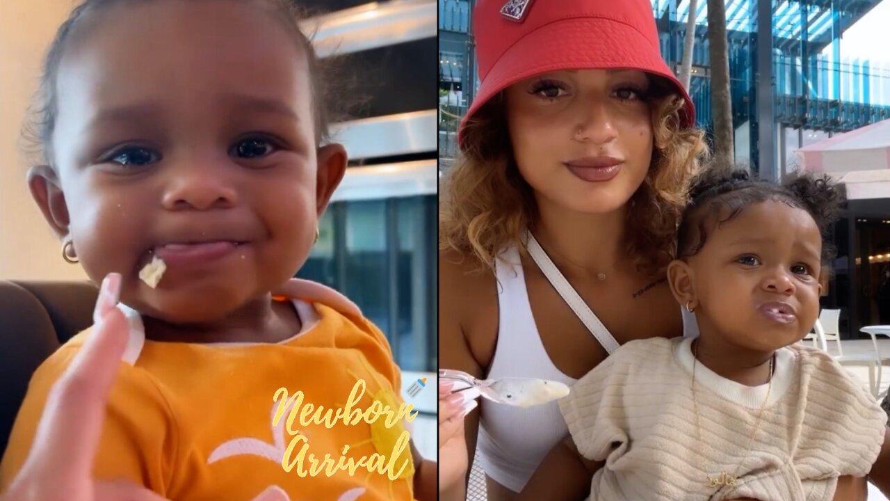 DaBaby & Danileigh's Daughter Velour Eat Crackers & Ice Cream For The 1st Time! 😉