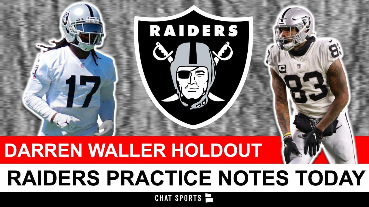 Is Raiders star TE Darren Waller holding out?