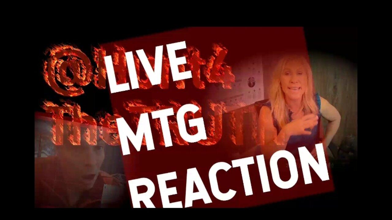 Marjorie Taylor Greene LIVE REACTION to #MTG