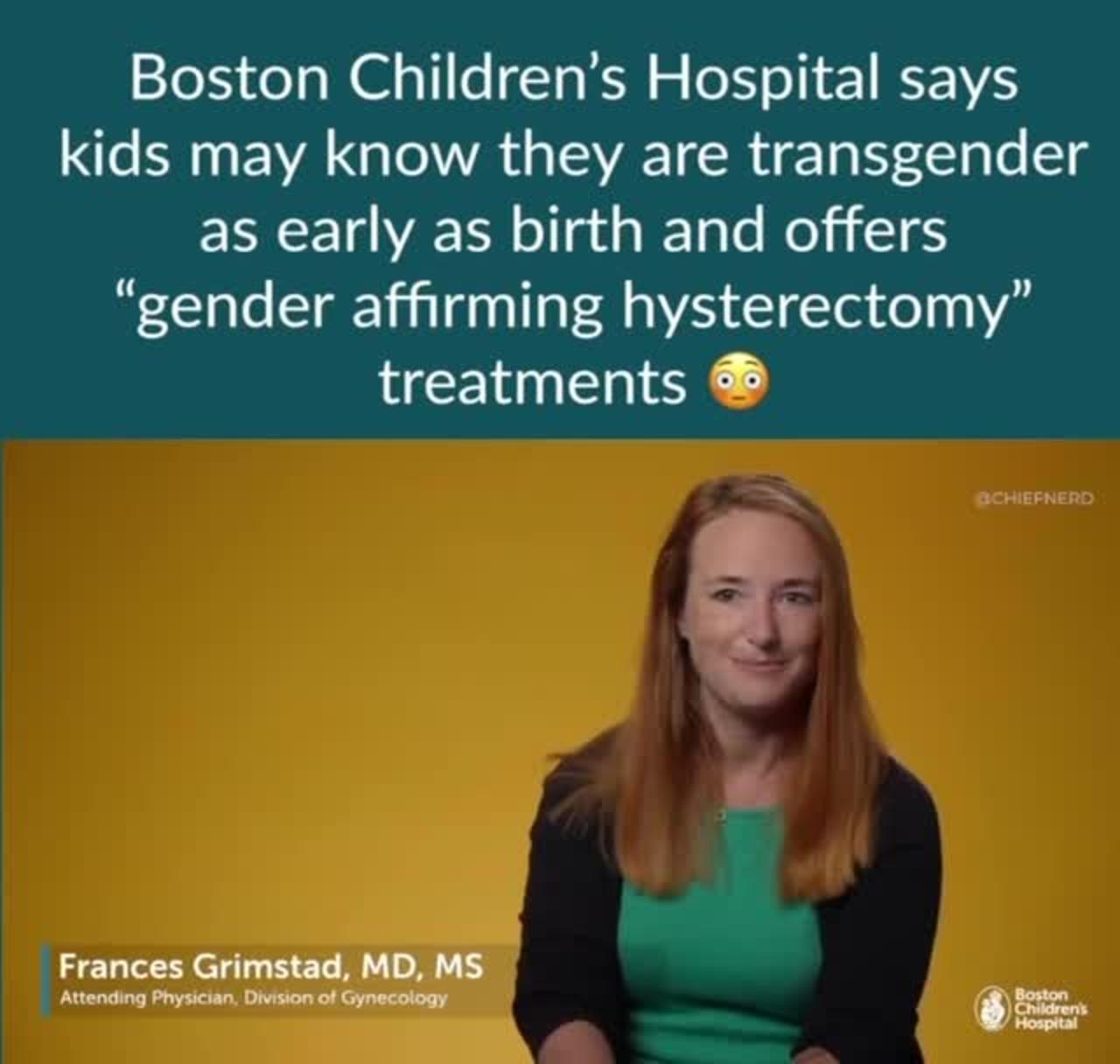 Boston children hospital gender identity at birth