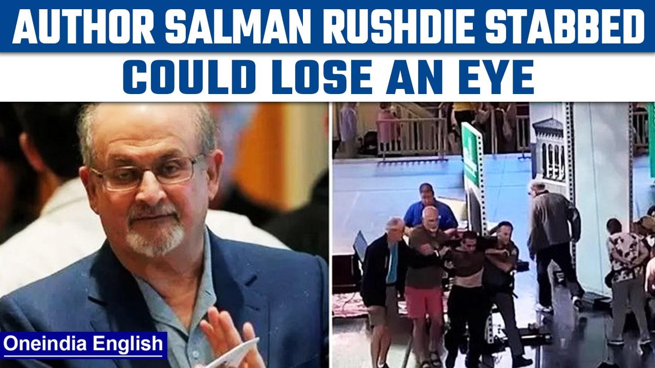 Author Salman Rushdie attacked at an event in New York,on ventilator | Oneindia news *International