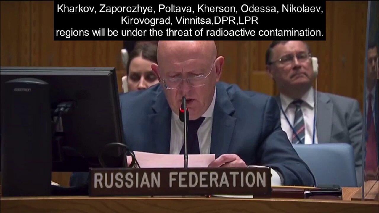 Russia to UN: If Ukraine causes nuclear incident in Zaporizhzhia it will be western sponsors' fault