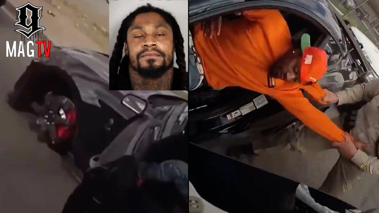 Former NFL Player Marshawn Lynch Drove The Tires Off His Car! 😱