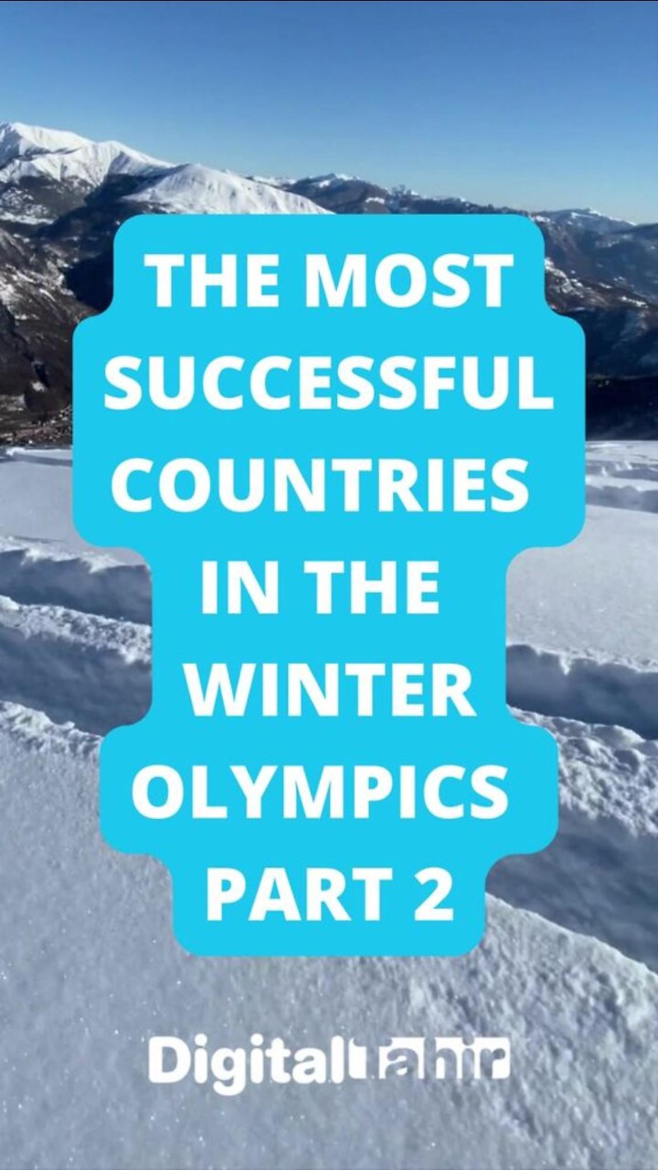 The Most Successful Countries in the Winter Olympics PART 1