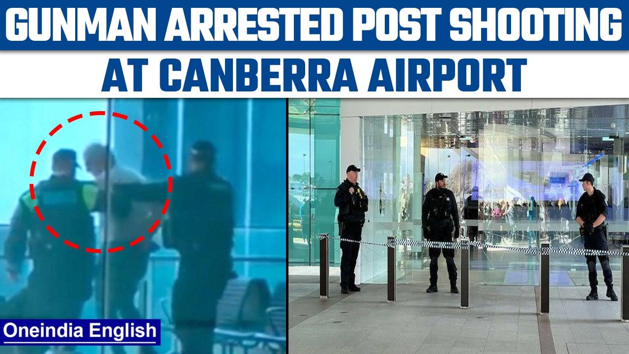 Canberra airport shooting: Airport evacuated, gunman arrested | Oneindia news *International