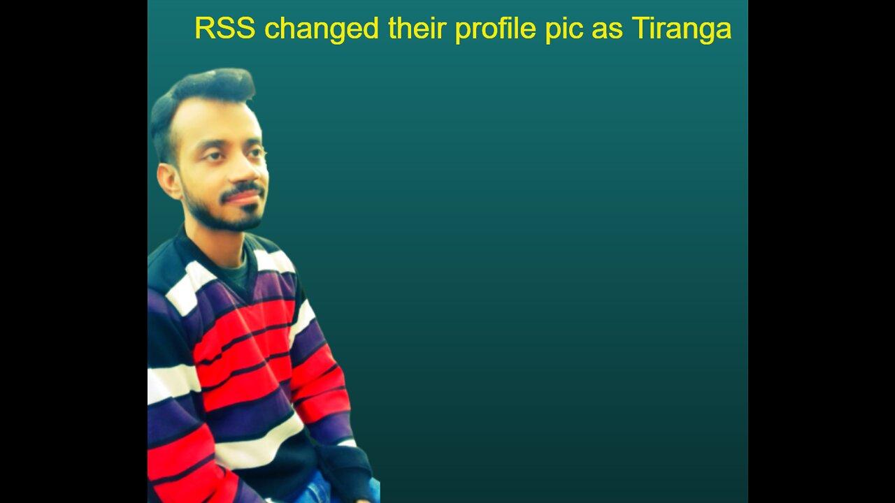 Why RSS changed their social media profile pic as Tiranga?