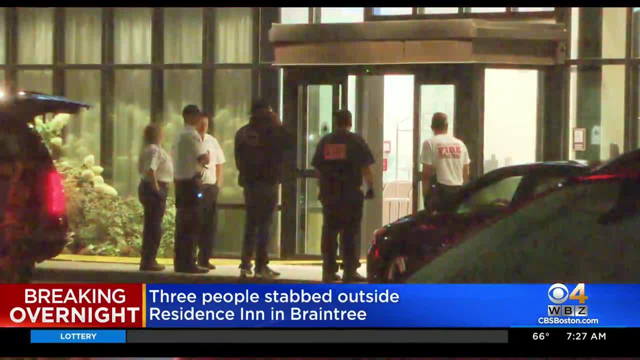 3 stabbed outside Residence Inn by Marriot hotel in Braintree