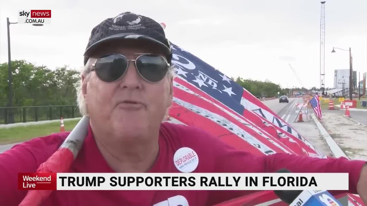 'They know what freedom is': Trump supporters rally in Florida - Sky News Australia